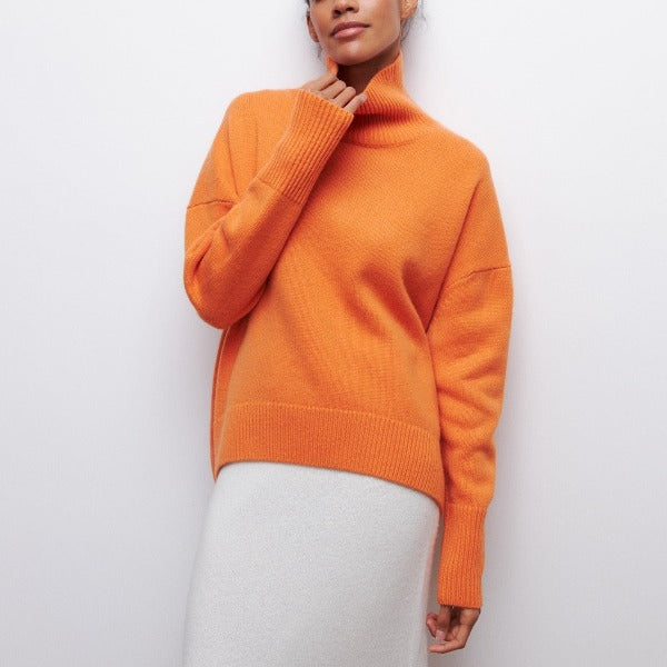 SALUDA | KNITTED SWEATER WITH TURTLENECK