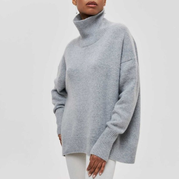 SALUDA | KNITTED SWEATER WITH TURTLENECK