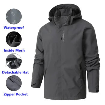 Tristan} waterproof rain jacket